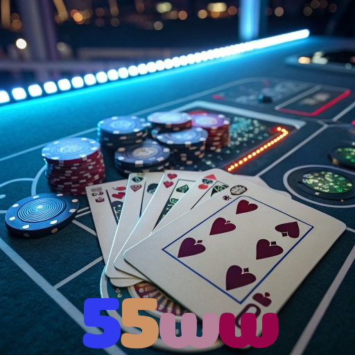 55ww：Jogue poker, aposte no futebol e ganhe em grandes jogos de cassino!