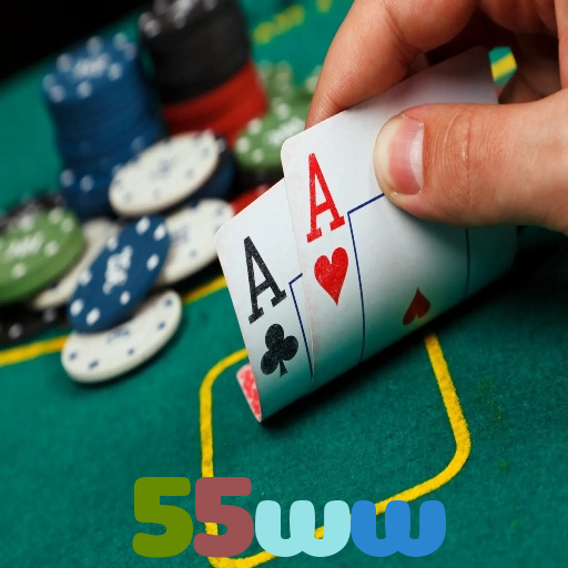 55ww：Jogue poker, aposte no futebol e ganhe em grandes jogos de cassino!