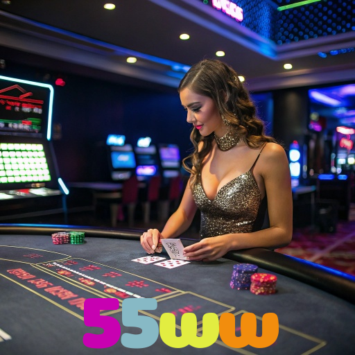 55ww：Jogue poker, aposte no futebol e ganhe em grandes jogos de cassino!